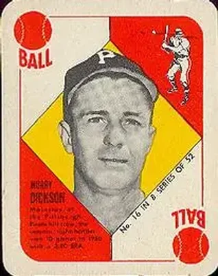 1951 Topps Blue Backs #16 Murry Dickson