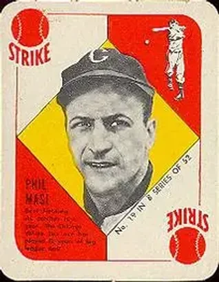 1951 Topps Blue Backs #19 Phil Masi