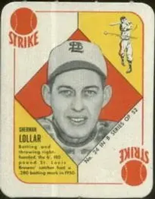 1951 Topps Blue Backs #24 Sherman Lollar