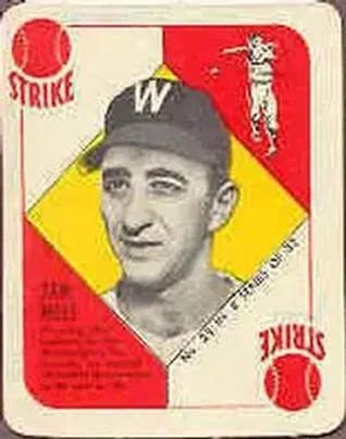 1951 Topps Blue Backs #25 Sam Mele