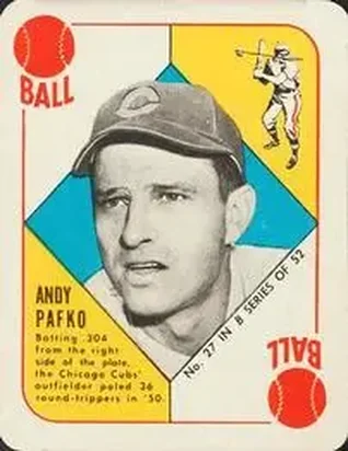 1951 Topps Blue Backs #27 Andy Pafko