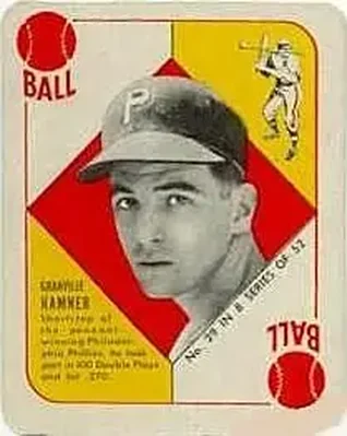 1951 Topps Blue Backs #29 Granville Hamner