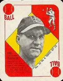 1951 Topps Blue Backs #30 Enos Slaughter