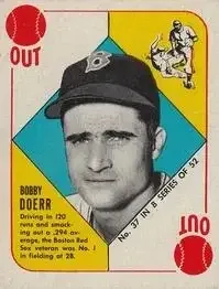 1951 Topps Blue Backs #37 Bobby Doerr