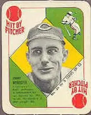 1951 Topps Blue Backs #44 Johnny Wyrostek