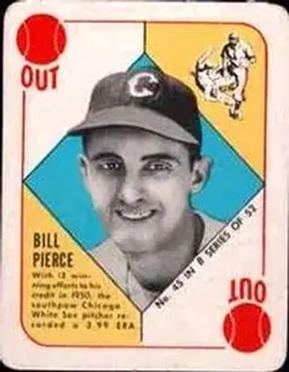 1951 Topps Blue Backs #45 Bill Pierce