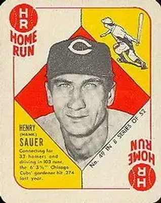 1951 Topps Blue Backs #49 Hank Sauer