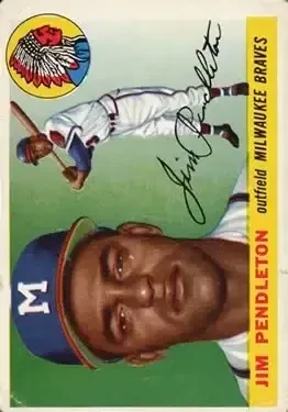 1955 Topps #15 Jim Pendleton
