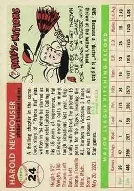 Back of Hal Newhouser