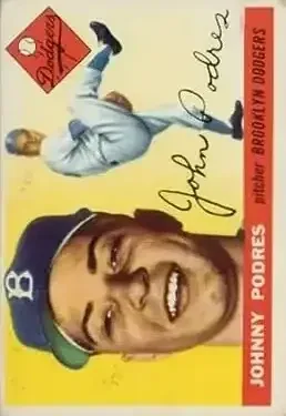 1955 Topps #25 Johnny Podres