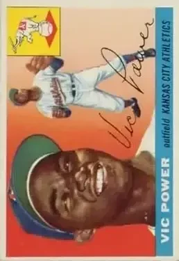 1955 Topps #30 Vic Power