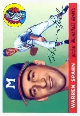 1955 Topps #31 Warren Spahn