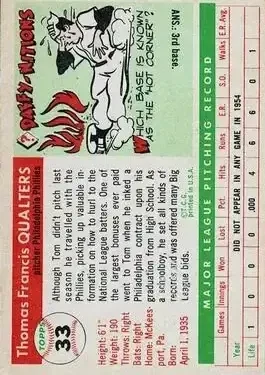 Back of Tom Qualters