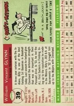 Back of Bill Glynn