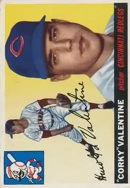 1955 Topps #44 Corky Valentine