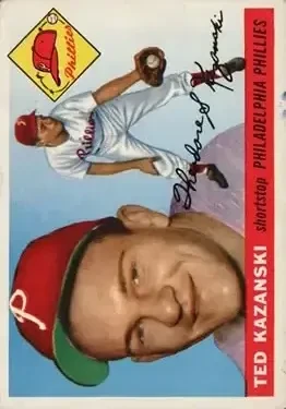 1955 Topps #46 Ted Kazanski