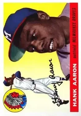 1955 Topps #47 Hank Aaron