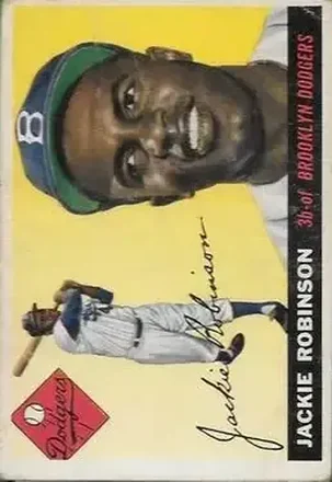 1955 Topps #50b Jackie Robinson