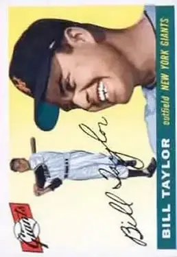 1955 Topps #53 Bill Taylor
