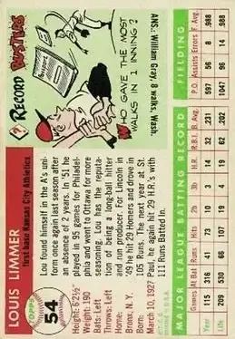 Back of Lou Limmer
