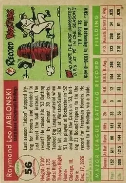 Back of Ray Jablonski