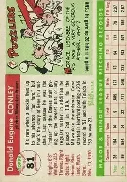 Back of Gene Conley