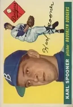 1955 Topps #90 Karl Spooner