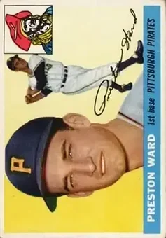 1955 Topps #95 - Preston Ward - Pittsburgh Pirates 1955 Topps #95 - Preston Ward - Pittsburgh Pirates