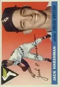 1955 Topps #104 - Jack Harshman - Chicago White Sox 1955 Topps #104 - Jack Harshman - Chicago White Sox
