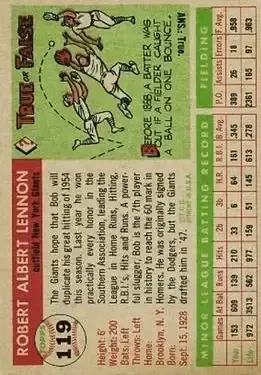 Back of Bob Lennon