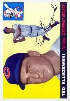 1955 Topps #120 - Ted Kluszewski - Cincinnati Redlegs 1955 Topps #120 - Ted Kluszewski - Cincinnati Redlegs