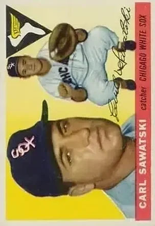 1955 Topps #122 Carl Sawatski