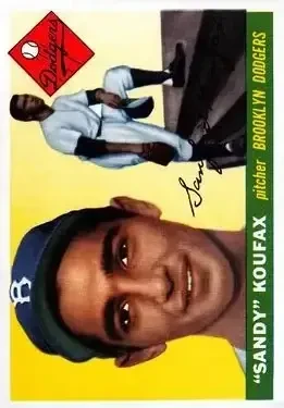 1955 Topps #123 Sandy" Koufax