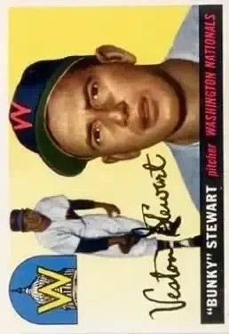 1955 Topps #136 Bunky Stewart