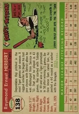 Back of Ray Herbert