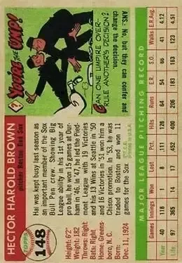 Back of Hal Brown