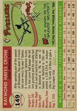 Back of Ray Crone