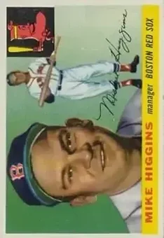1955 Topps #150 - Mike Higgins - Boston Red Sox