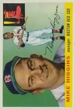 1955 Topps #150 Mike Higgins