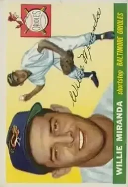 1955 Topps #154 Willie Miranda
