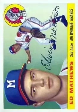 1955 Topps #155 Ed Mathews