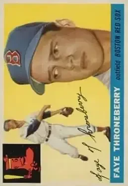 1955 Topps #163 Faye Throneberry