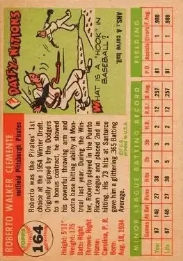 Back of Bob Clemente