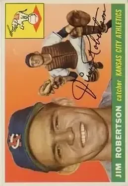 1955 Topps #177 Jim Robertson