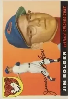 1955 Topps #179 - Jim Bolger - Chicago Cubs