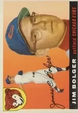 1955 Topps #179 Jim Bolger