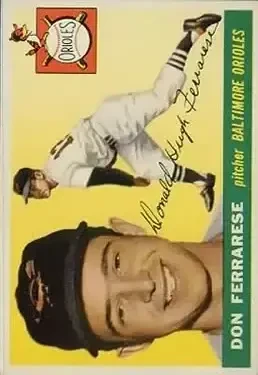1955 Topps #185 Don Ferrarese