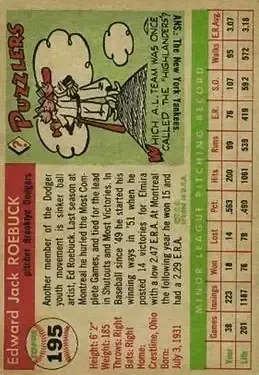 Back of Ed Roebuck