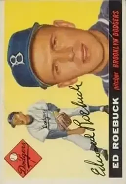 1955 Topps #195 Ed Roebuck