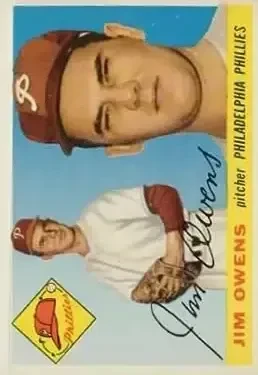 1955 Topps #202 Jim Owens